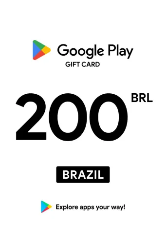 Google Play 200 BRL Gift Card (Brazil) - Digital Key