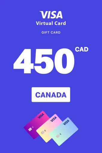 Virtual Visa 450 CAD Gift Card (Canada) - Digital Key