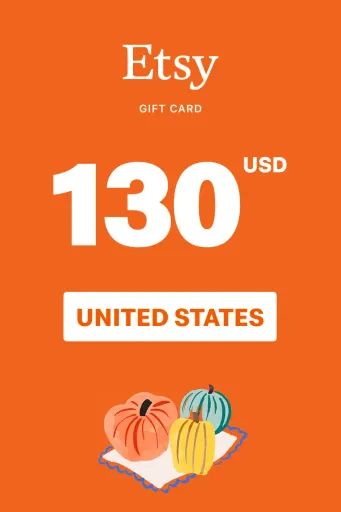 Etsy 130 USD Gift Card (United States) - Digital Key