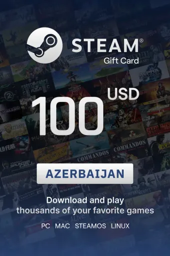 Steam Wallet 100 USD Gift Card (Azerbaijan) - Digital Key