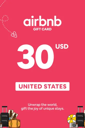 Product Image - Airbnb 30 USD Gift Card (United States) - Digital Key