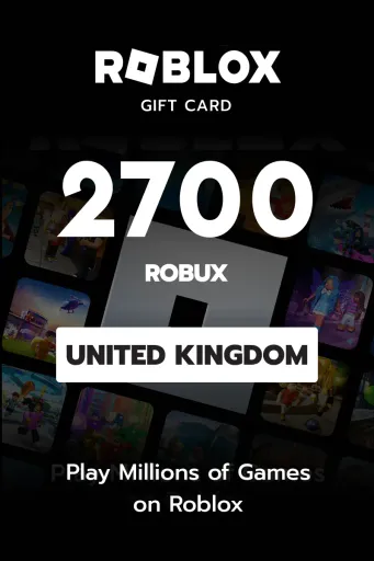Roblox 2700 Robux (United Kingdom) - Digital Key