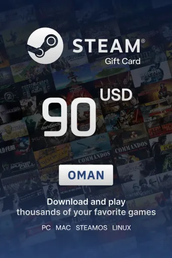Steam Wallet 90 USD Gift Card (Oman) - Digital Key