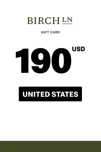 BirchLane 190 USD Gift Card (United States) - Digital Key