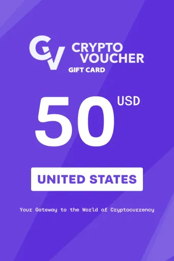 Crypto Voucher Bitcoin (BTC) 50 USD Gift Card (United States) - Digital Key