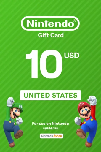 Nintendo eShop 10 USD Gift Card (United States) - Digital Key