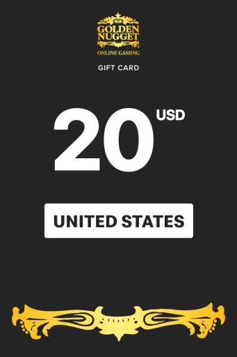 Golden Nugget Casino 20 USD Gift Card (United States) - Digital Key