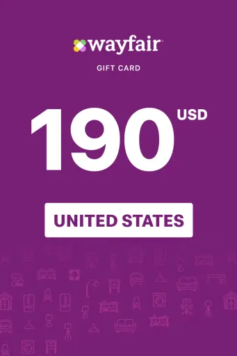 Wayfair 190 USD Gift Card (United States) - Digital Key