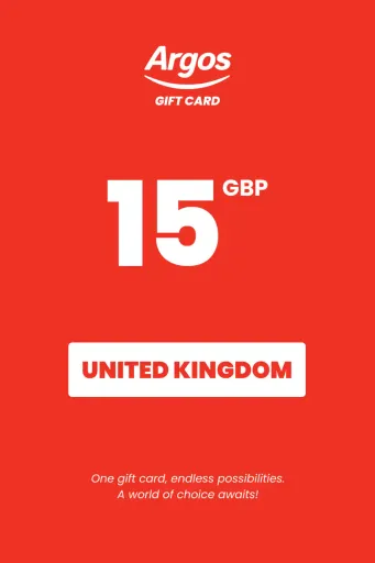 Argos 15 GBP Gift Card (United Kingdom) - Digital Key