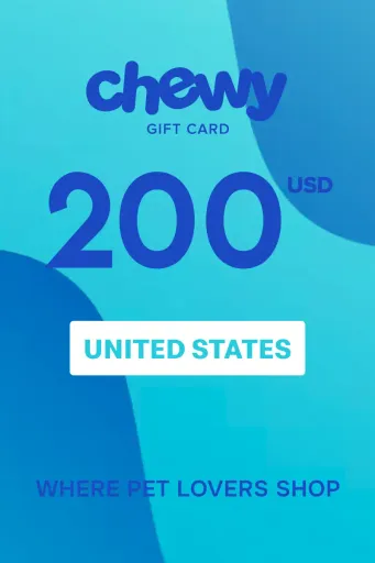 Chewy 200 USD Gift Card (United States) - Digital Key
