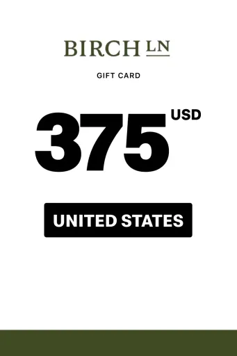 BirchLane 375 USD Gift Card (United States) - Digital Key