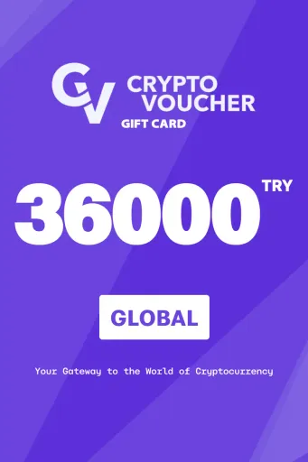 Crypto Voucher 36000 TRY Gift Card (Global) - Digital Key