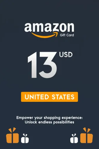 Amazon 13 USD Gift Card (United States) - Digital Key