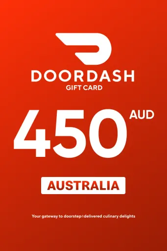DoorDash 450 AUD Gift Card (Australia) - Digital Key