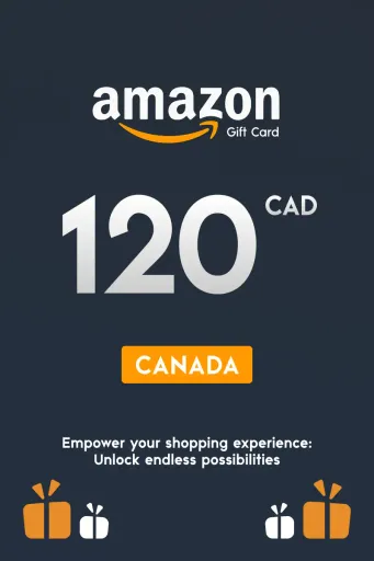 Amazon 120 CAD Gift Card (Canada) - Digital Key