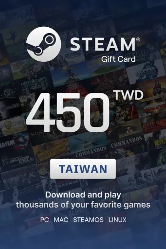 Steam Wallet 450 TWD Gift Card (Taiwan) - Digital Key