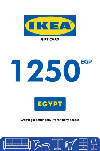 IKEA 1250 EGP Gift Card (Egypt) - Digital Key
