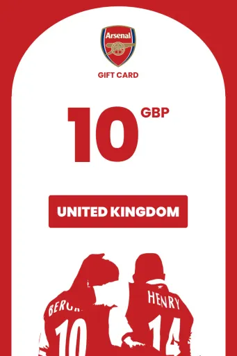 Arsenal 10 GBP Gift Card (United Kingdom) - Digital Key