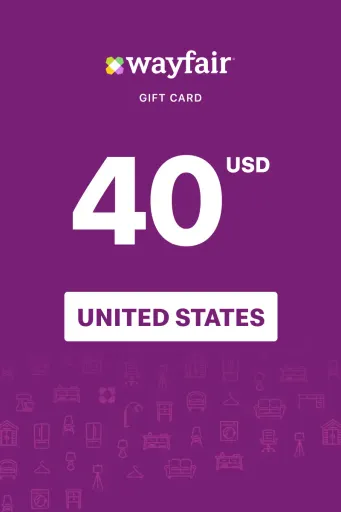 Wayfair 40 USD Gift Card (United States) - Digital Key
