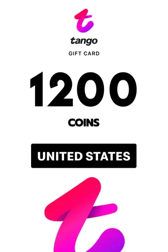 Tango 1200 Coins Gift Card (United States) - Digital Key