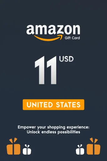 Amazon 11 USD Gift Card (United States) - Digital Key