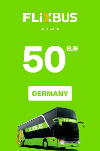 FlixBus 50 EUR Gift Card (Germany) - Digital Key