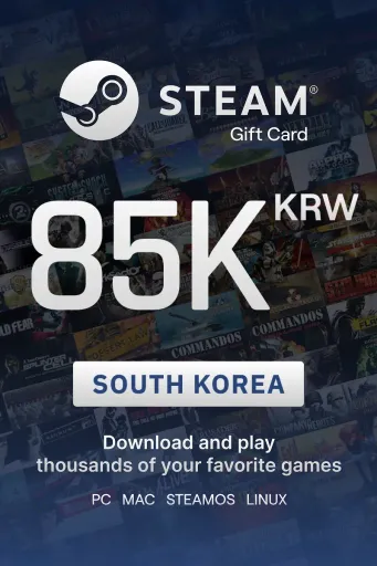Steam Wallet 85000 KRW Gift Card (South Korea) - Digital Key