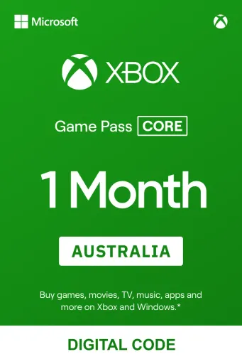 Xbox Game Pass Core 1 Month (Australia) - Xbox Live - Digital Key