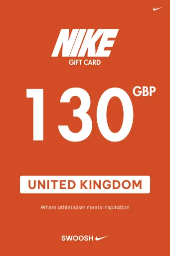 Nike 130 GBP Gift Card (United Kingdom) - Digital Key