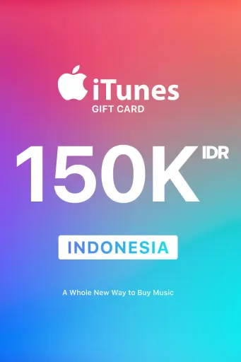 Apple iTunes 150000 IDR Gift Card (Indonesia) - Digital Key