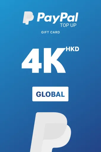 PayPal Instant Top Up 4000 HKD Gift Card (Global) - Digital Key