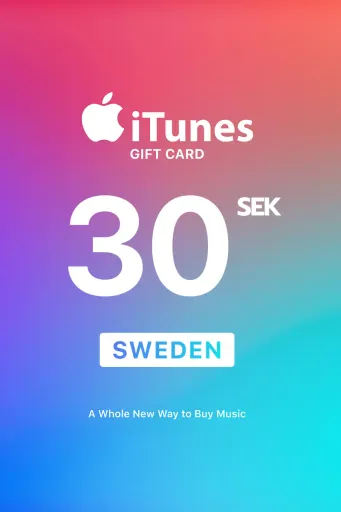 Apple iTunes 30 SEK Gift Card (Sweden) - Digital Key