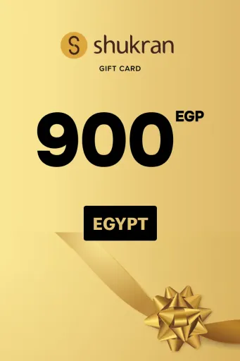 Shukran 900 EGP Gift Card (Egypt) - Digital Key