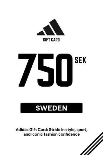 Adidas 750 SEK Gift Card (Sweden) - Digital Key