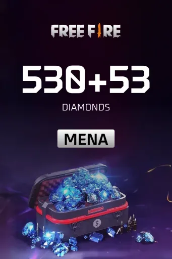 Garena Free Fire - 530 + 53 Diamonds (MENA) - Digital Key