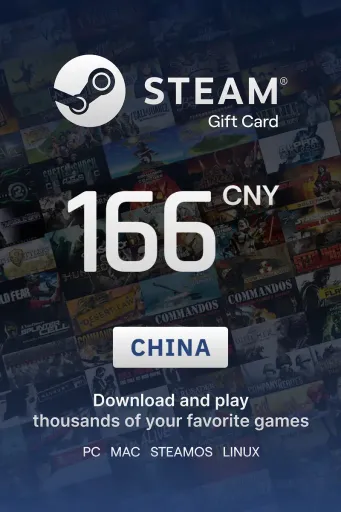Steam Wallet 166 CNY Gift Card (China) - Digital Key