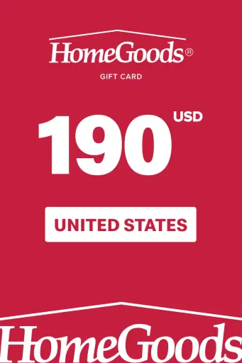 Homegoods 190 USD Gift Card (United States) - Digital Key