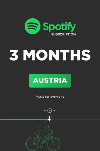 Spotify Premium 3 Months Subscription (Austria) - Digital Key