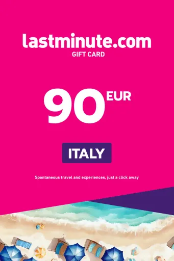 lastminute.com 90 EUR Gift Card (Italy) - Digital Key