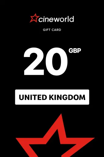 Cineworld 20 GBP Gift Card (United Kingdom) - Digital Key