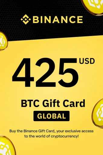 Binance (BTC) 425 USD Gift Card (Global) - Digital Key