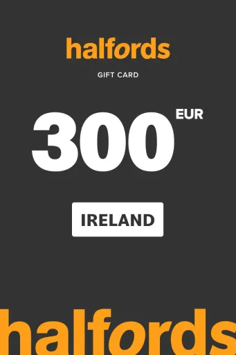 Halfords 300 EUR Gift Card (Ireland) - Digital Key