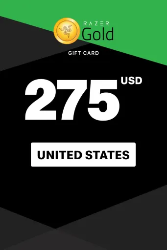 Razer Gold 275 USD Gift Card (United States) - Digital Key