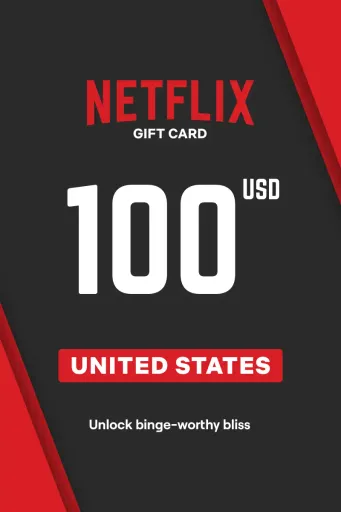 Netflix 100 USD Gift Card (United States) - Digital Key