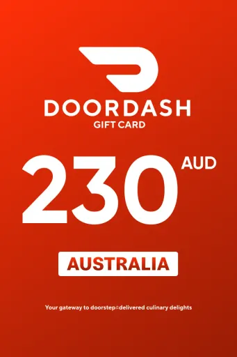 DoorDash 230 AUD Gift Card (Australia) - Digital Key