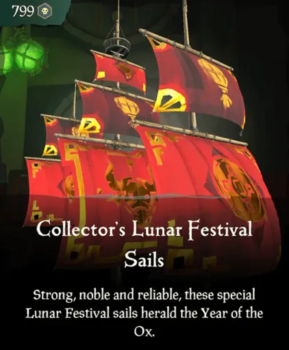 Sea of Thieves - Collector’s Lunar Festival Sails DLC (Europe) (PC) - Steam - Digital Key
