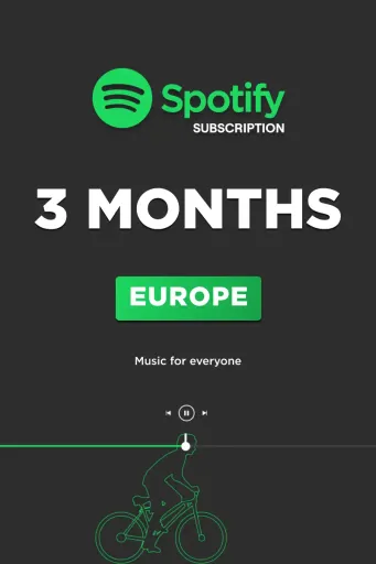 Spotify Premium 3 Months Trial Subscription (Europe) - Digital Key