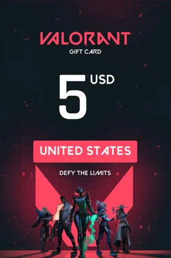 Valorant  5 USD Gift Card (United States) - Digital Key