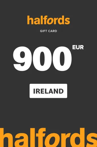 Halfords 900 EUR Gift Card (Ireland) - Digital Key