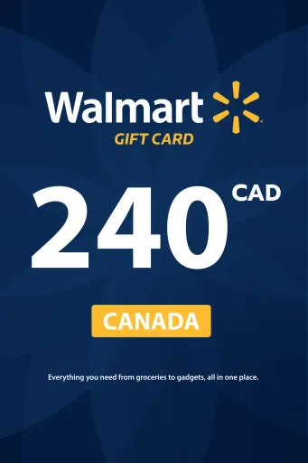 Walmart 240 CAD Gift Card (Canada) - Digital Key